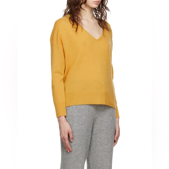 360 CASHMERE Tegan V-Neck Cashmere Sweater S - Picture 3 of 4
